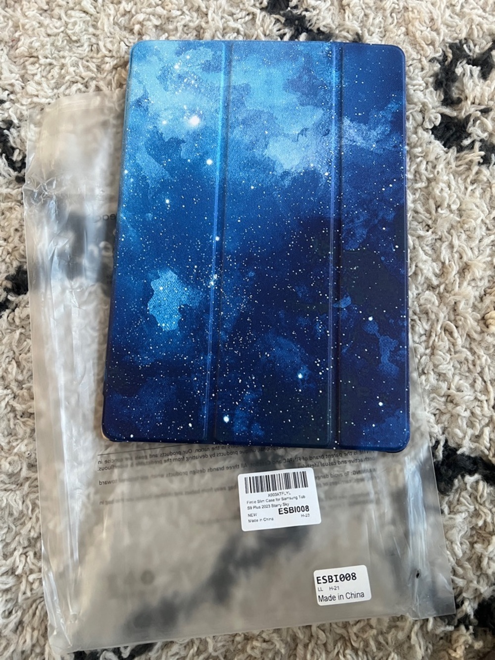New Samsung Galaxy S10+ 2024/Tab S9 FE+/S9+ 12.4-Inch S Pen Holder Tablet Case